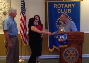 Apryl Molina receives scholarship from Richmond Rotary for TSTC