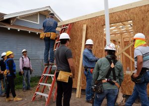 TSTC Building Construction Works with Habitat for Humanity